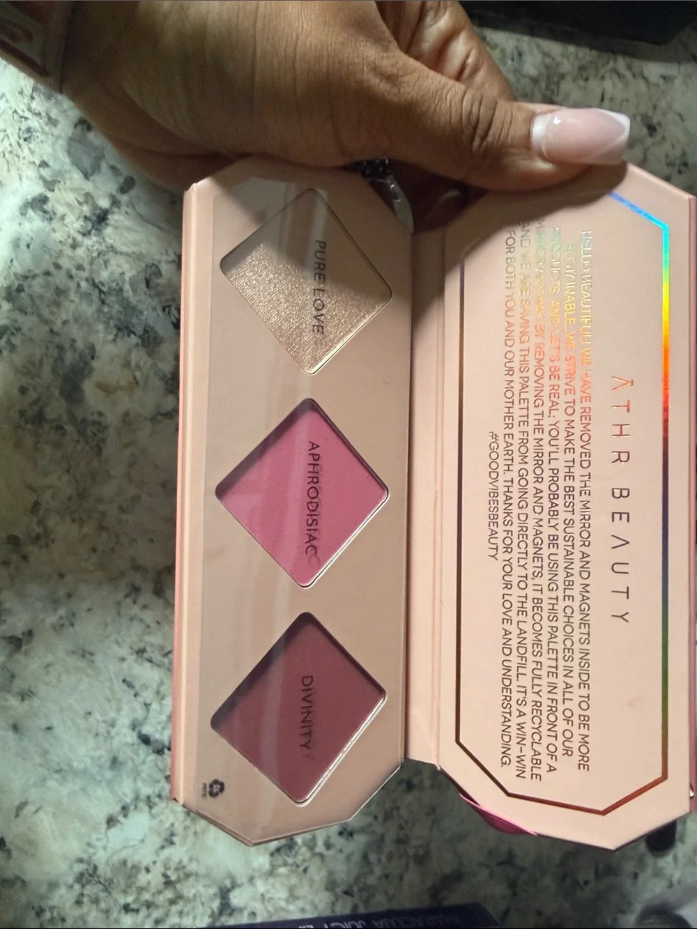 Athr Beauty crystal charged